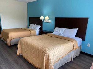 Standard Room, 2 Queen Beds | Free WiFi, bed sheets