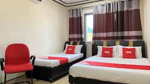 Free WiFi, bed sheets