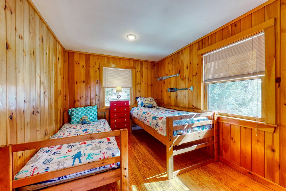 Lovely home on Crystal Lake with private dock, lake views, deck