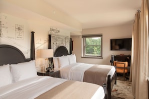 Premium bedding, pillowtop beds, in-room safe, desk