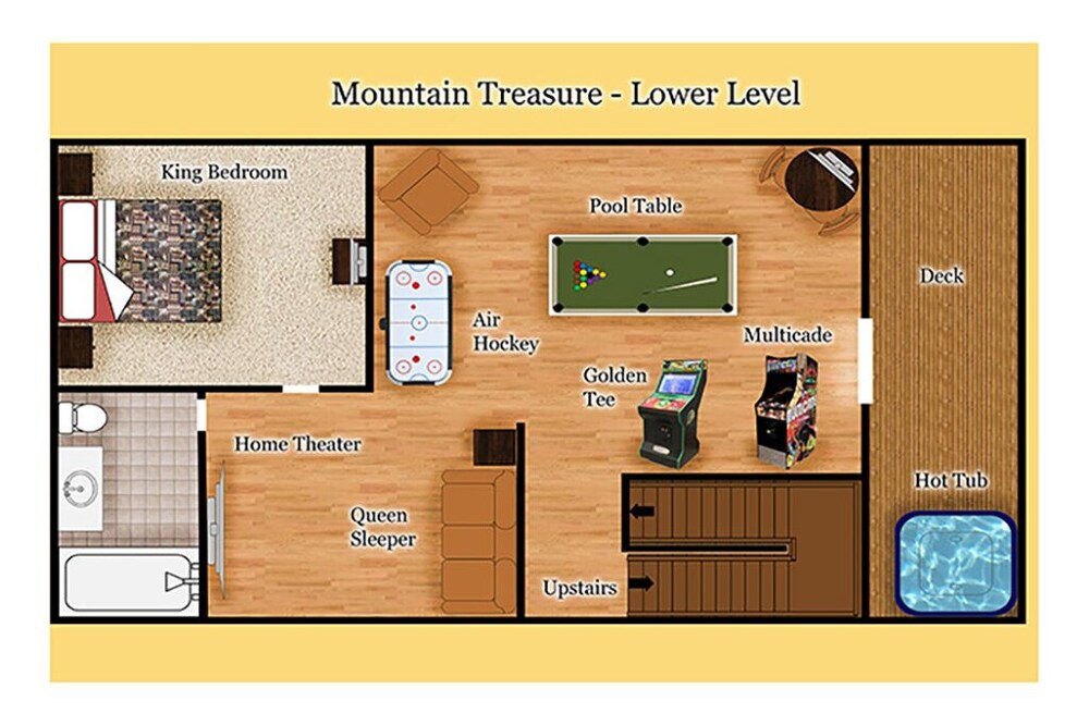 Gatlinburg - Mountain Treasure - 2 Bedroom - Sleeps 8