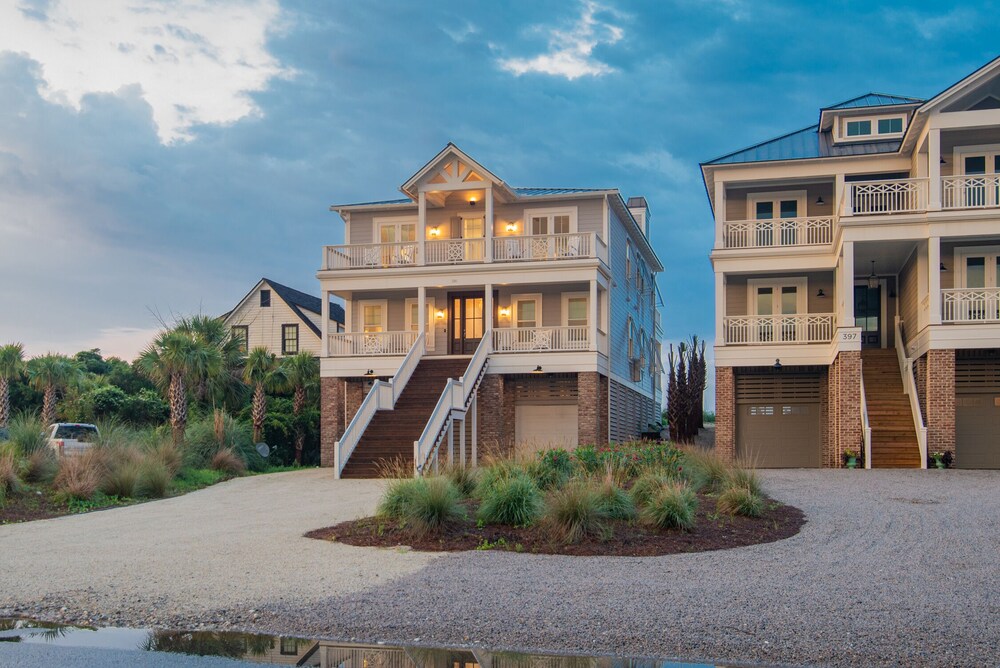 396 Myrtle Ave 6BR 6.5 BATH Pawleys Island New to rental program!  Oceanfront