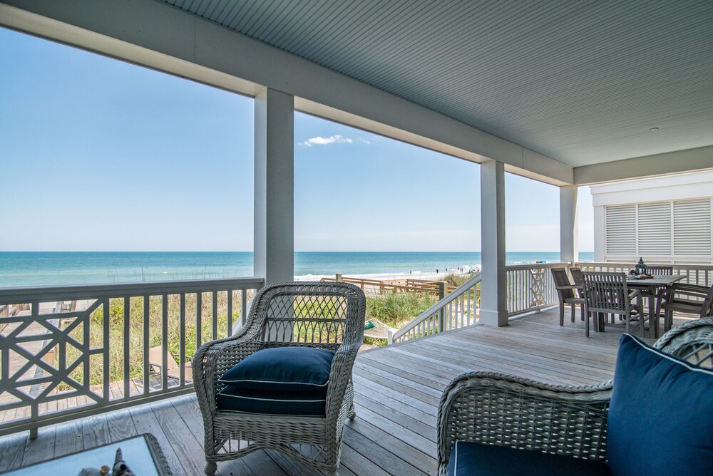 396 Myrtle Ave 6BR 6.5 BATH Pawleys Island New to rental program!  Oceanfront