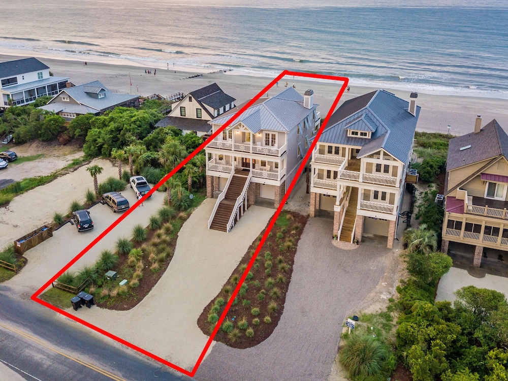 396 Myrtle Ave 6BR 6.5 BATH Pawleys Island New to rental program!  Oceanfront