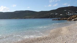 Beach nearby, 2 beach bars