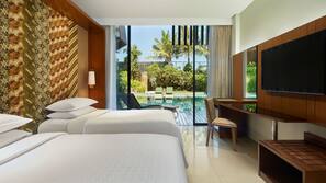 Premium bedding, minibar, in-room safe, iron/ironing board