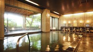Indoor spa bath