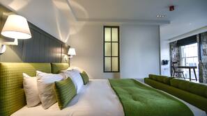 Egyptian cotton sheets, in-room safe, soundproofing, iron/ironing board
