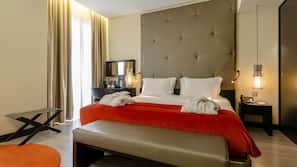 Premium bedding, down duvet, minibar, in-room safe