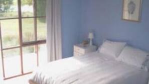 Down duvet, iron/ironing board, free cots/infant beds