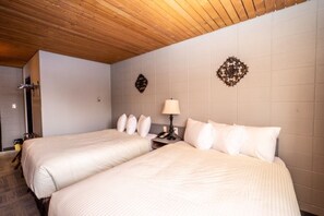 Classic Room, 2 Queen Beds | Blackout drapes, iron/ironing board, free WiFi, bed sheets
