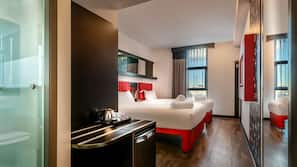 In-room safe, desk, blackout curtains, iron/ironing board