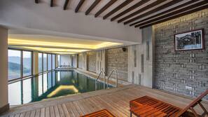 Indoor pool, outdoor pool