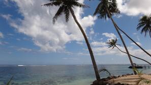 Private beach, snorkelling, surfing, kayaking