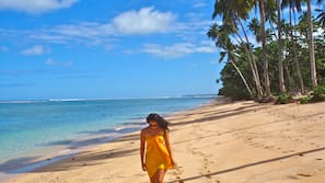Private beach, snorkelling, surfing, kayaking