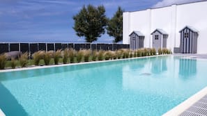 Indoor pool, seasonal outdoor pool