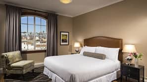 Premium bedding, pillow top beds, in-room safe, iron/ironing board