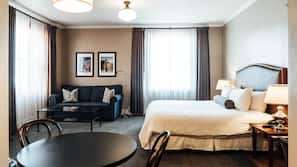 Premium bedding, pillow top beds, in-room safe, iron/ironing board