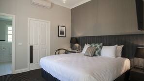 Premium bedding, individually decorated, individually furnished, desk