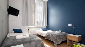 Egyptian cotton sheets, down duvet, memory foam beds, iron/ironing board
