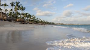 Beach nearby, beach towels, beach massages, water skiing