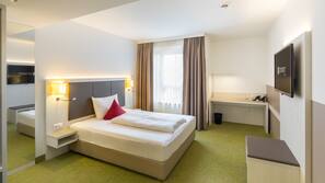 Premium bedding, in-room safe, desk, blackout curtains