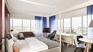 Luxe beddengoed, een kluis op de kamer, individueel gedecoreerd
