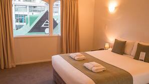 Iron/ironing board, free cots/infant beds, free WiFi, linens
