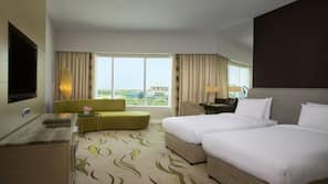 Premium bedding, minibar, in-room safe, desk