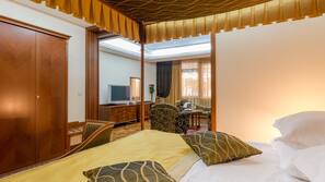 Minibar, in-room safe, desk, blackout curtains