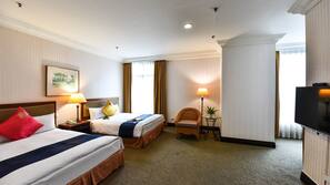 Free minibar, in-room safe, desk, laptop workspace