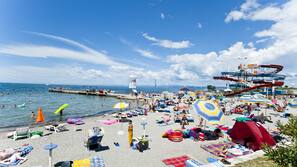 Private beach