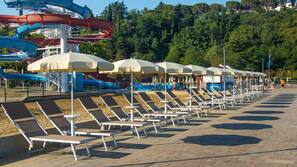 Private beach