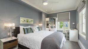 Pillow top beds, in-room safe, desk, blackout curtains