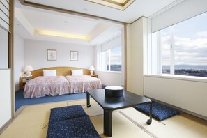 Twin Room with Tatami Area Main Tower, Non Smoking | Down comforters, in-room safe, desk, iron/ironing board