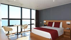 Premium bedding, individually decorated, individually furnished