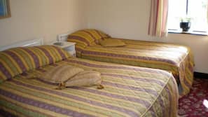 Iron/ironing board, cots/infant beds, free WiFi