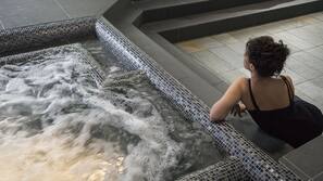 Indoor spa bath