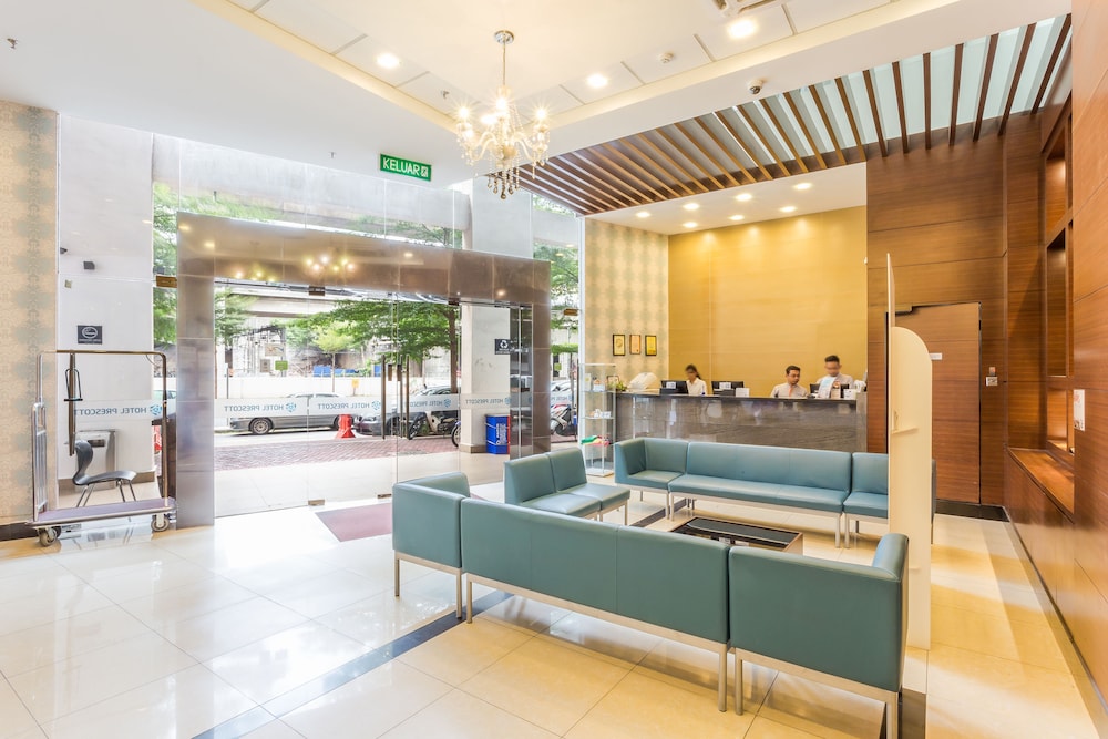 Prescott Hotel Kuala Lumpur Sentral Mys Airasiago City View Featured Image Lobby
