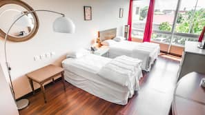 Premium bedding, in-room safe, individually decorated, desk