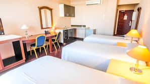 Premium bedding, in-room safe, individually decorated, desk