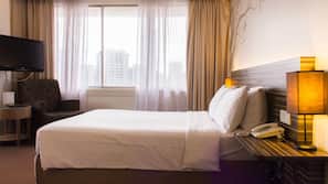 In-room safe, desk, blackout curtains, iron/ironing board