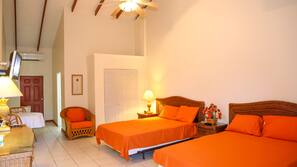 Egyptian cotton sheets, premium bedding, in-room safe
