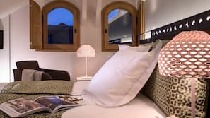 Premium bedding, free minibar items, in-room safe