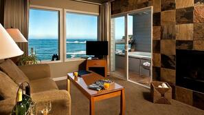 TV, fireplace, DVD player