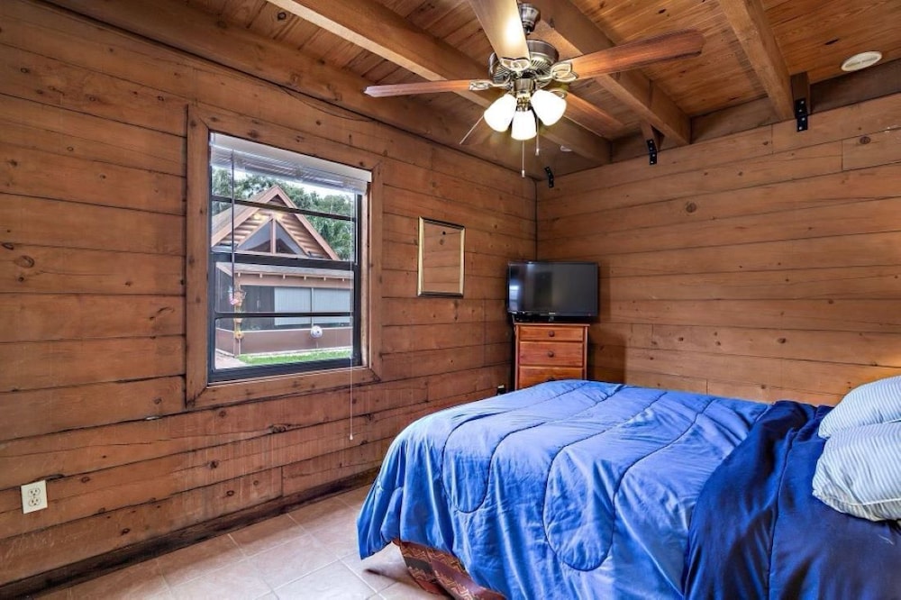 Waterfront Log Cabin Okeechobee County Vrbo