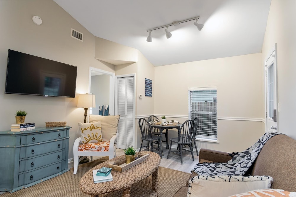 Welcome to the beach life! Enjoy this cozy cottage with two full baths, and two full bedrooms