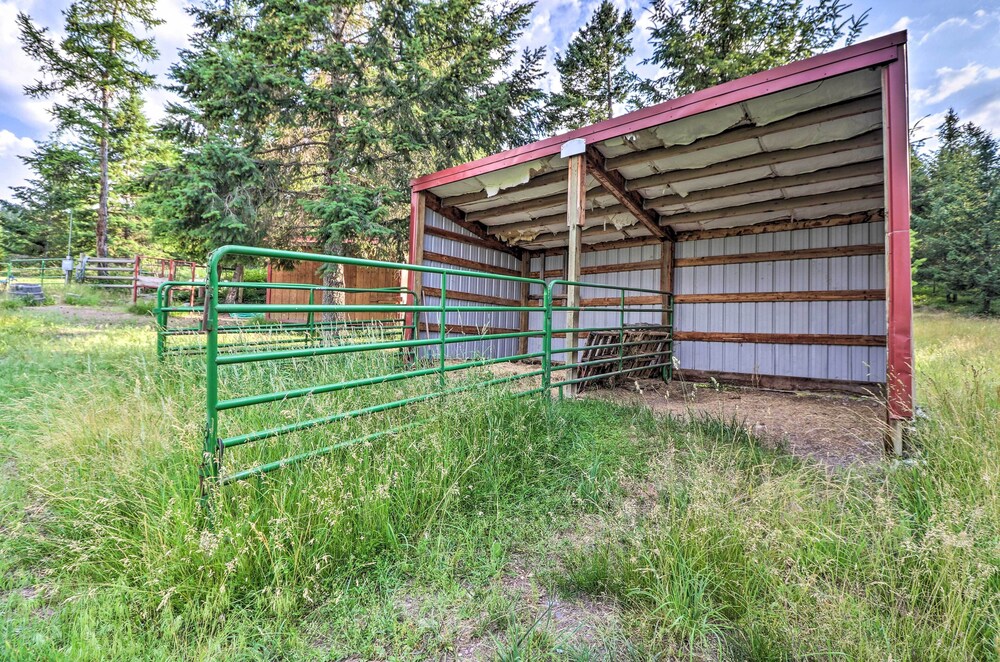 NEW! Secluded 5-Acre Kalispell Home w/ Deck & View