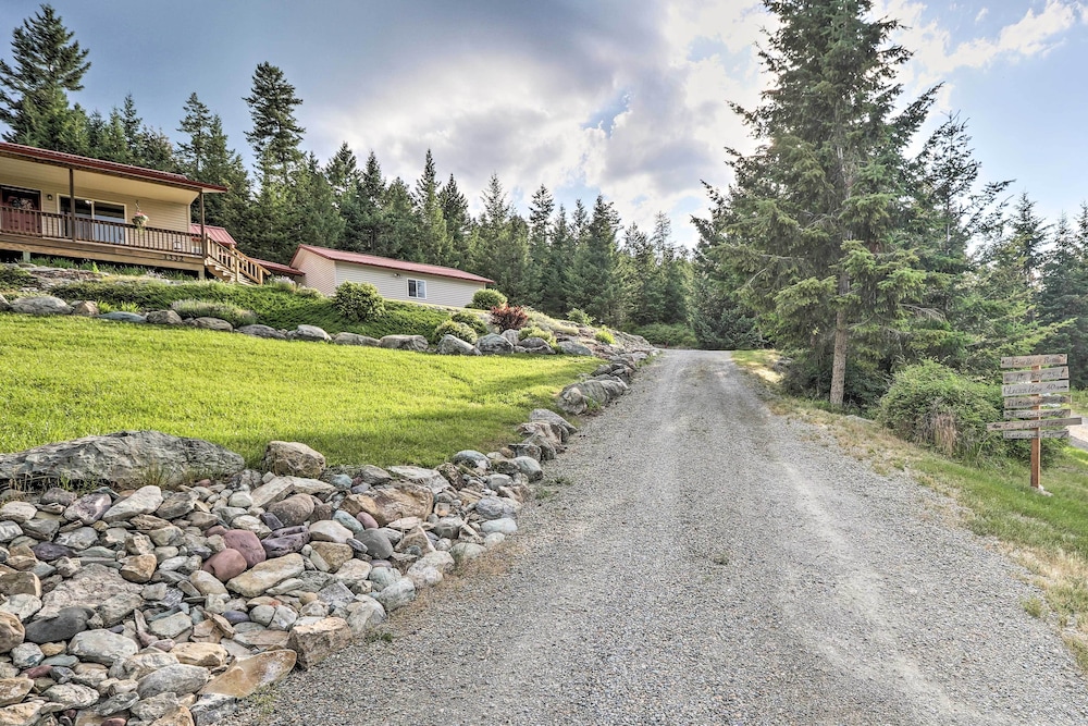 NEW! Secluded 5-Acre Kalispell Home w/ Deck & View