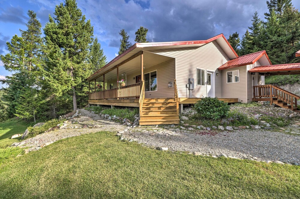 NEW! Secluded 5-Acre Kalispell Home w/ Deck & View